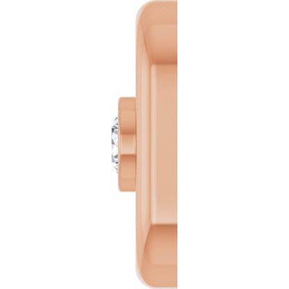.02 CT Natural Diamond Link, 4.01 mm x 7 mm