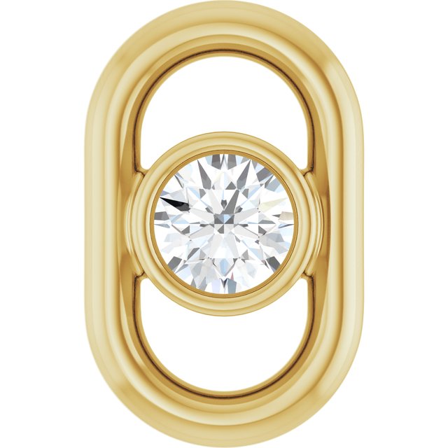 .06 CT Natural Diamond Link, 5.01 mm x 8 mm