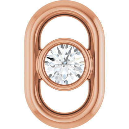 .06 CT Natural Diamond Link, 5.01 mm x 8 mm