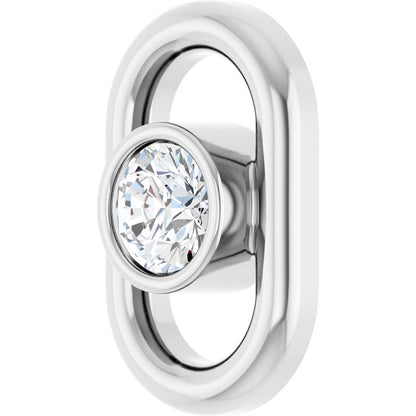 .06 CT Natural Diamond Link, 5.01 mm x 8 mm