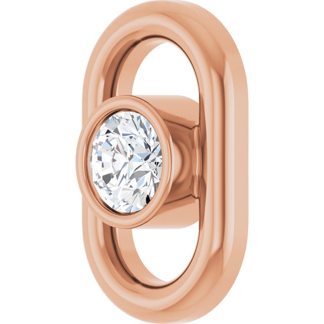 .06 CT Natural Diamond Link, 5.01 mm x 8 mm