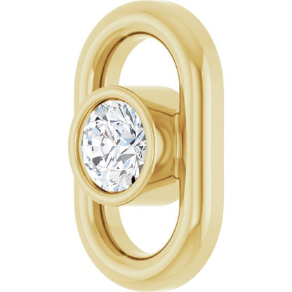 .06 CT Lab-Grown Diamond Link, 5.01 mm x 8 mm