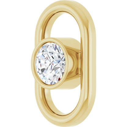 1/8 CT Lab-Grown Diamond Link, 6.01 mm x 10 mm