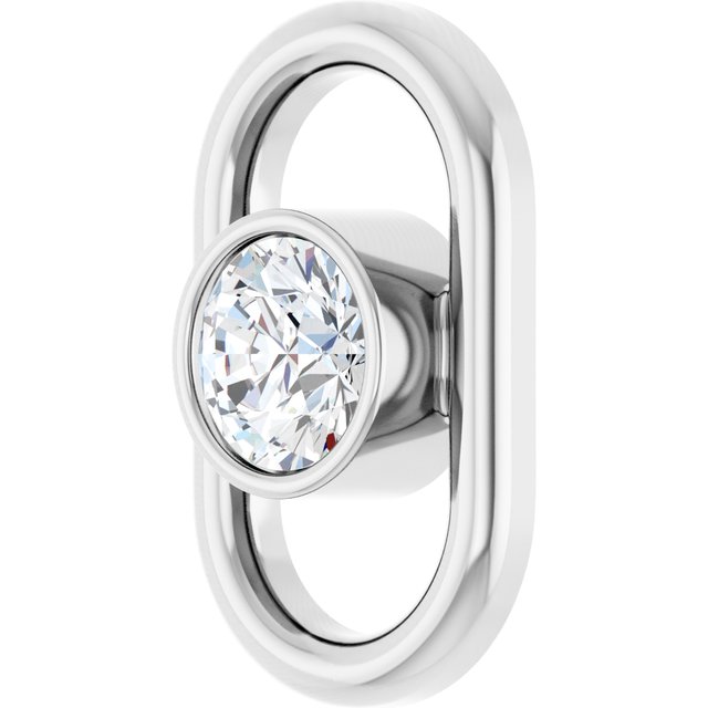 1/8 CT Lab-Grown Diamond Link, 6.01 mm x 10 mm