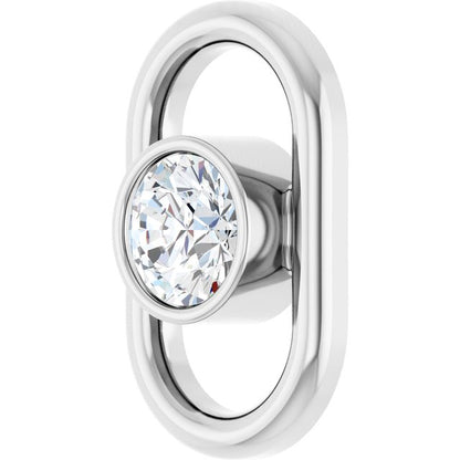 1/8 CT Lab-Grown Diamond Link, 6.01 mm x 10 mm