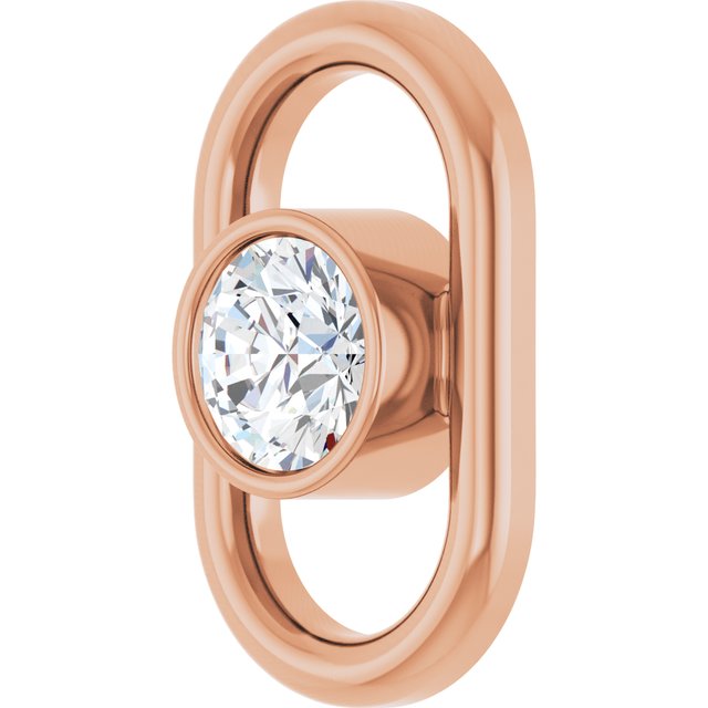 1/8 CT Natural Diamond Link, 6.01 mm x 10 mm