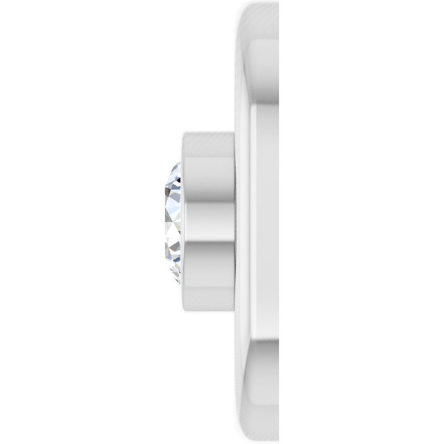 1/8 CT Natural Diamond Link, 6.01 mm x 10 mm