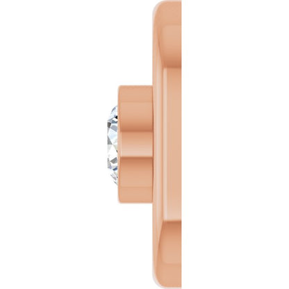 1/8 CT Lab-Grown Diamond Link, 6.01 mm x 10 mm