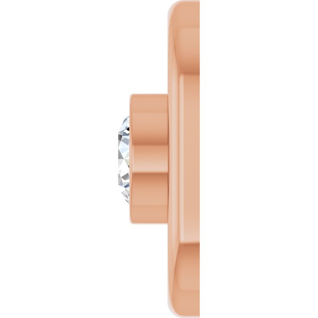 1/8 CT Natural Diamond Link, 6.01 mm x 10 mm