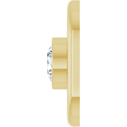 1/8 CT Natural Diamond Link, 6.01 mm x 10 mm