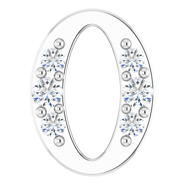 .06 CTW Lab-Grown Diamond Oval Link