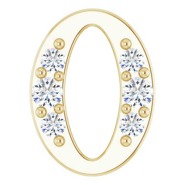 .06 CTW Lab-Grown Diamond Oval Link