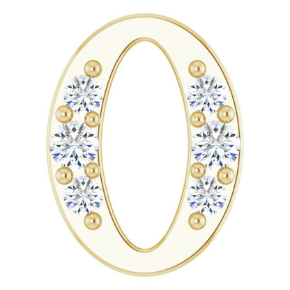 .06 CTW Lab-Grown Diamond Oval Link
