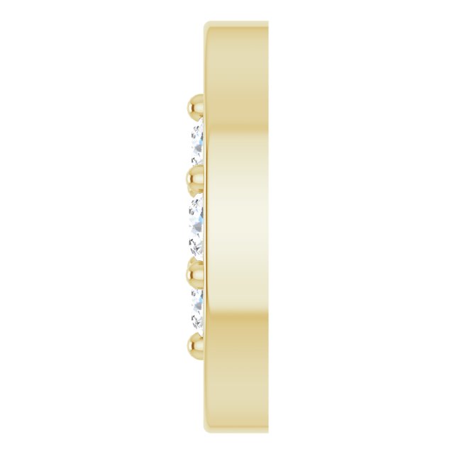 .06 CTW Lab-Grown Diamond Oval Link