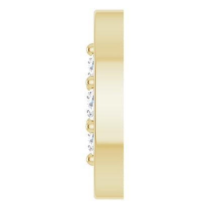 .06 CTW Lab-Grown Diamond Oval Link