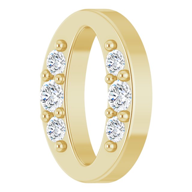 .06 CTW Lab-Grown Diamond Oval Link