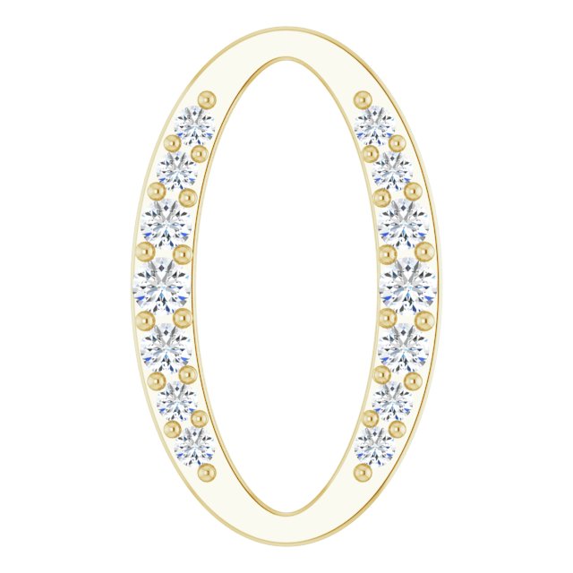 1/6 CTW Lab-Grown Diamond Oval Link