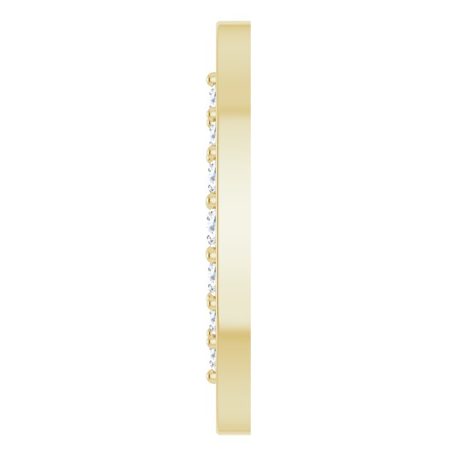 1/6 CTW Lab-Grown Diamond Oval Link
