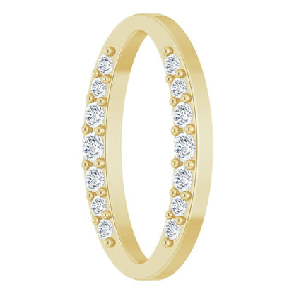 1/6 CTW Lab-Grown Diamond Oval Link