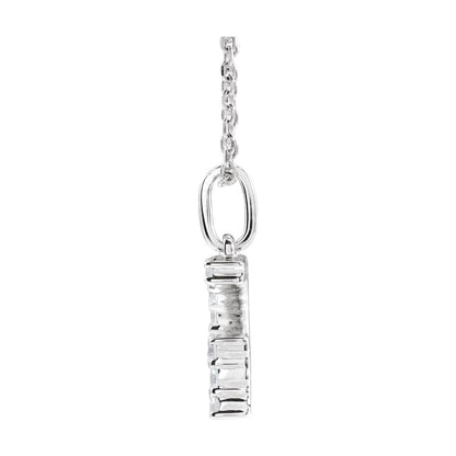 1/5 CTW Lab-Grown Diamond Initial 16-18" Necklace