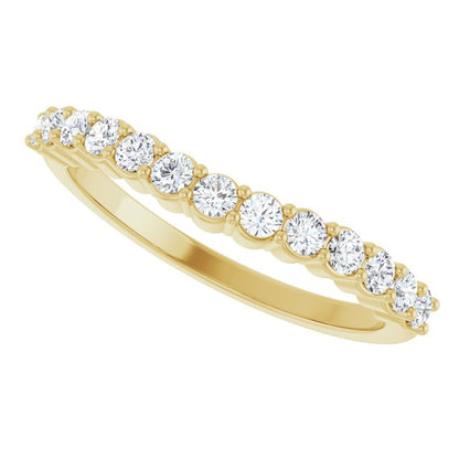 3/8 CTW Natural Diamond Matching Band, 4.04 mm