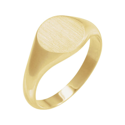 Signet Ring, 9.5 x 9.5 mm