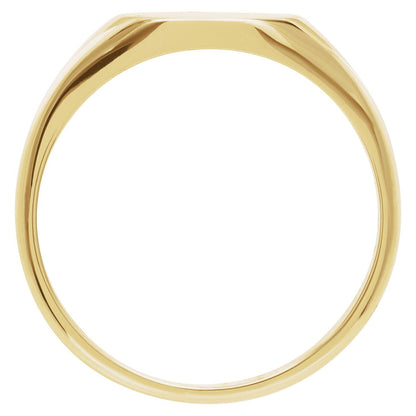Signet Ring, 9.5 x 9.5 mm
