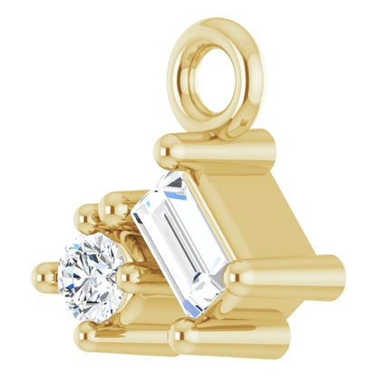 .04 CTW Natural Diamond Dangle