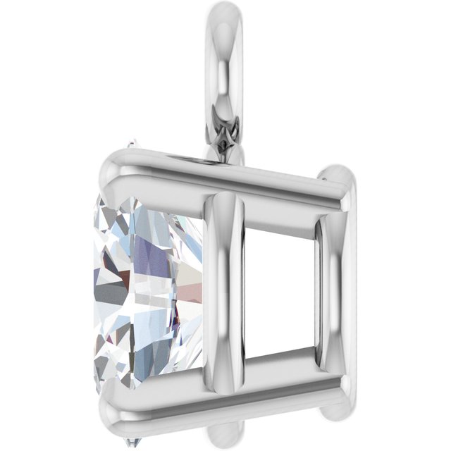 1/6 CT Natural Diamond 4-Prong Dangle