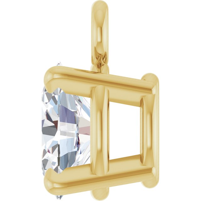 1/6 CT Natural Diamond 4-Prong Dangle