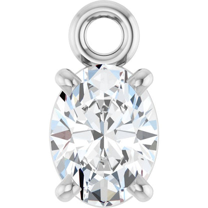 1/6 CT Natural Diamond 4-Prong Dangle