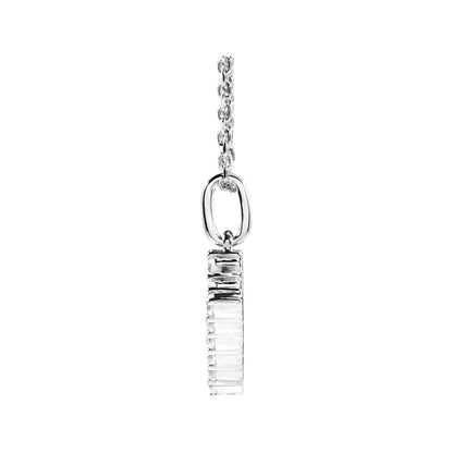 1/5 CTW Lab-Grown Diamond Initial 16-18" Necklace