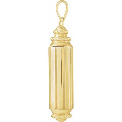 Cylinder Ash Holder Pendant