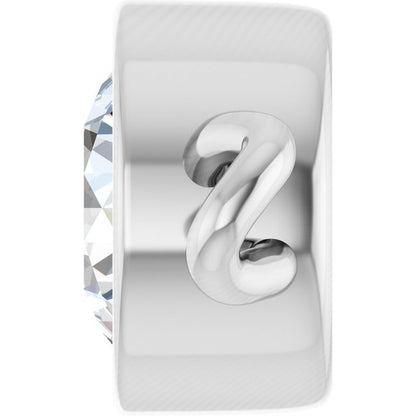 1/4 CT Natural Diamond Bezel-Set Link, 5 mm x 8.97 mm