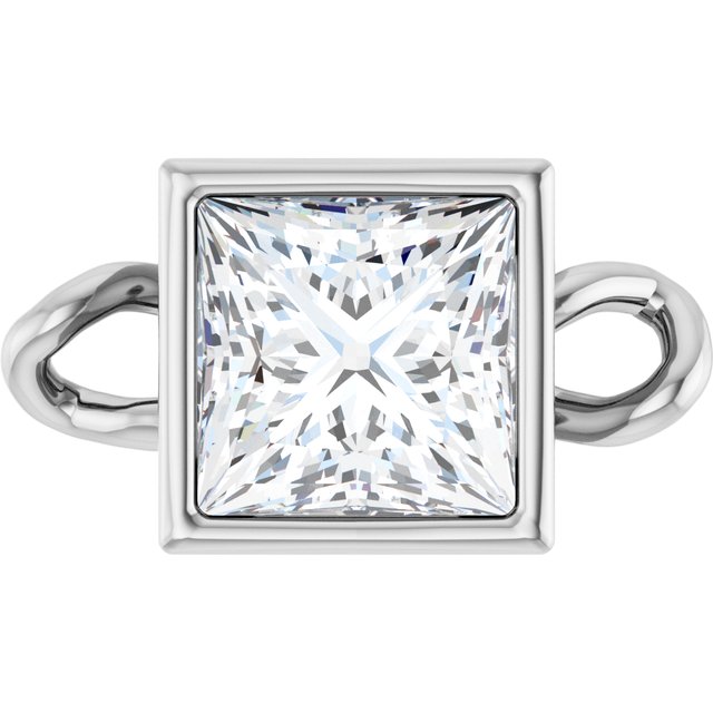 1/3 CT Natural Diamond Bezel-Set Link