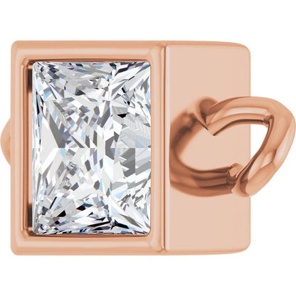 1/3 CT Natural Diamond Bezel-Set Link