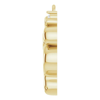 .03 CTW Lab-Grown Diamond Serpent Dangle