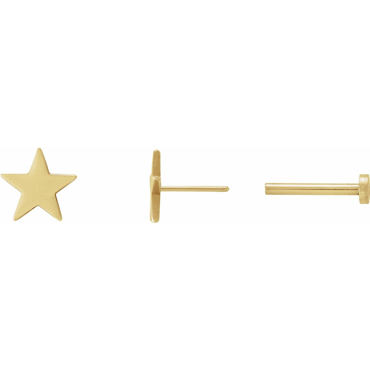 Star / Press Fit Earrings