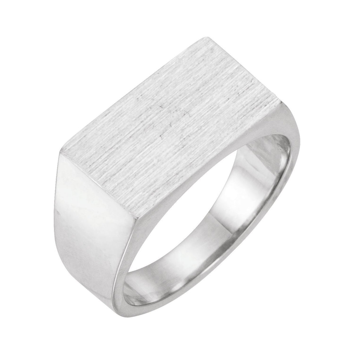 15x9 mm Rectangle Signet Ring