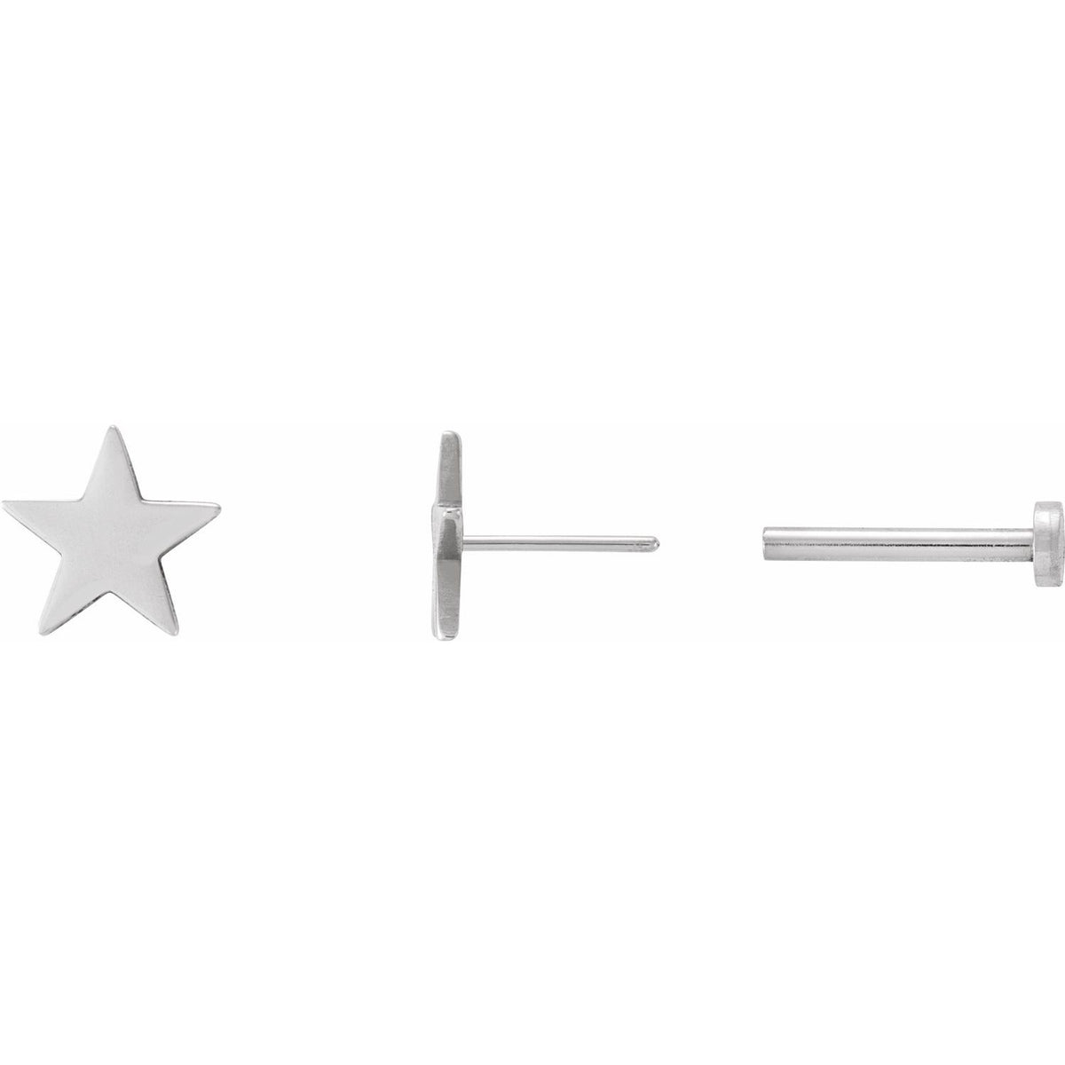 Star / Press Fit Earrings