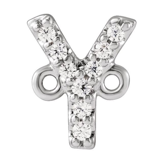 .04 CTW Natural Diamond Initial Link