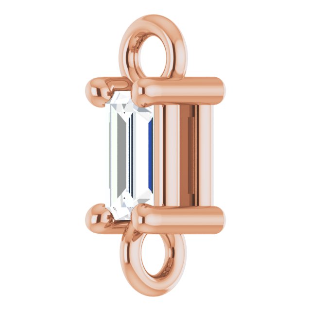 .06 CT Natural Diamond Link, 2.2 mm x 6.6 mm