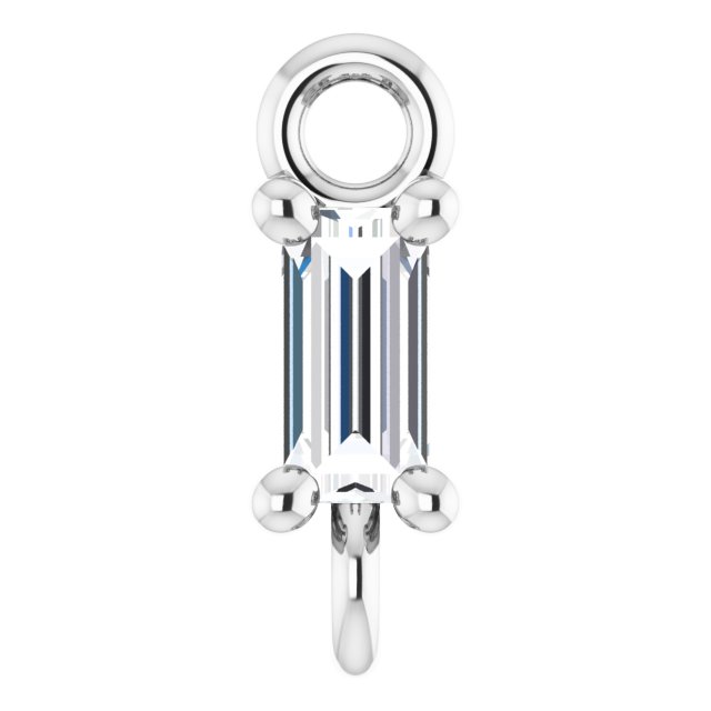 .06 CT Natural Diamond Link, 2.2 mm x 6.6 mm
