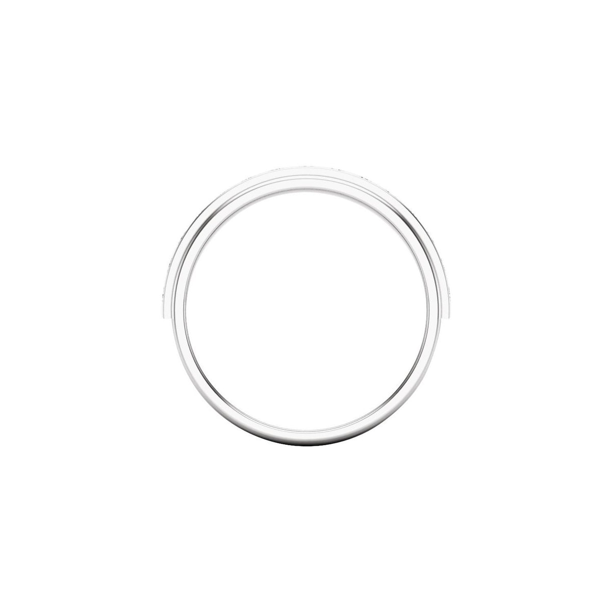 14K White Gold 1/2 CTW Lab-Grown Diamond Channel Set Band