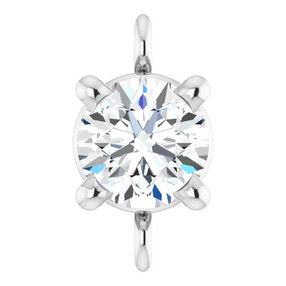 1/4 CTW Natural Diamond Link, 4.3 mm x 7.87 mm