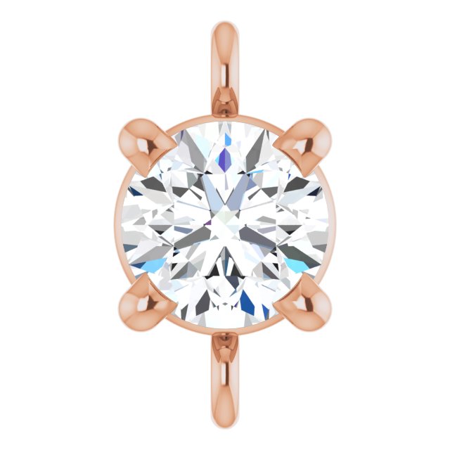 1/4 CTW Natural Diamond Link, 4.3 mm x 7.87 mm