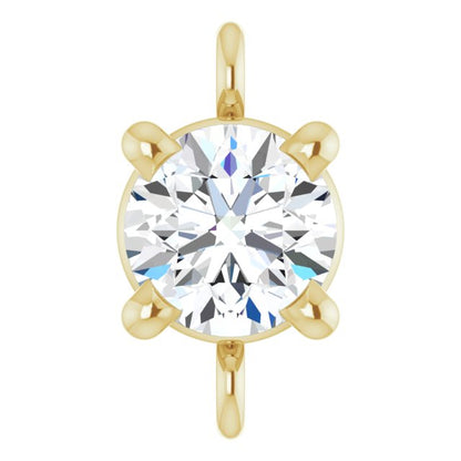 1/4 CT Lab-Grown Diamond Link, 4.3 mm x 7.87 mm