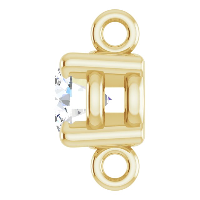 1/4 CTW Natural Diamond Link, 4.3 mm x 7.87 mm