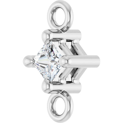 .05 CT Natural Diamond Link, 3.85 mm x 7.38 mm