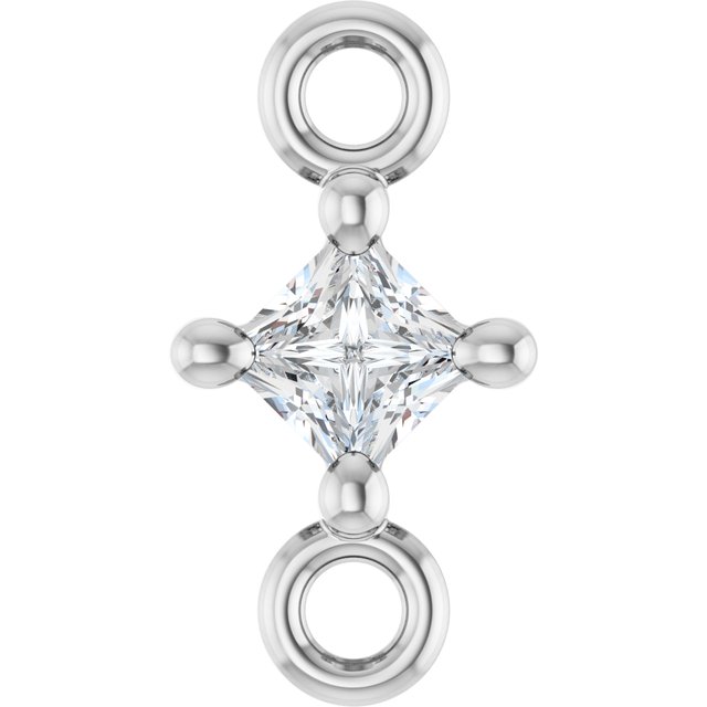 .05 CT Natural Diamond Link, 3.85 mm x 7.38 mm